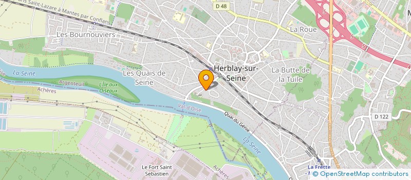 localisation de l'entreprise AGENCE BEALIVE  HERBLAY-SUR-SEINE