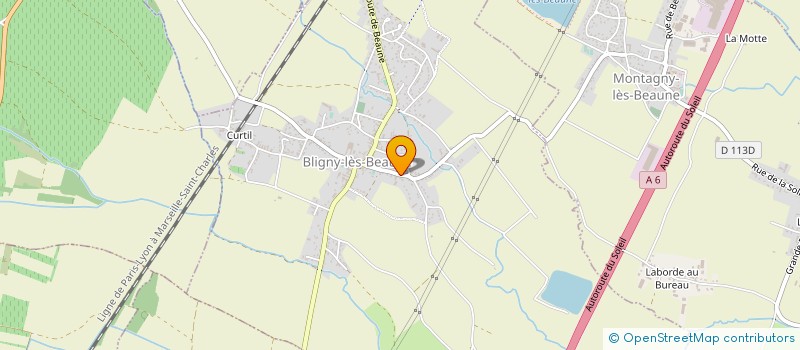 localisation de l'entreprise AGENCE BEAUNOISE EN CONSEILS ET DIAGNOSTICS  BLIGNY-LES-BEAUNE