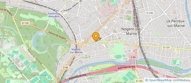 localisation de l'entreprise AGENCE BEAUTE  NOGENT-SUR-MARNE