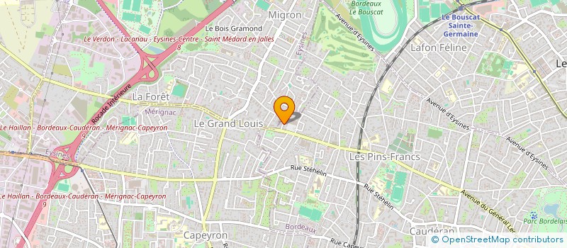 localisation de l'entreprise AGENCE BEGSLEY à BORDEAUX