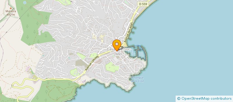 localisation de l'entreprise AGENCE BEL'IMMO à CAVALAIRE-SUR-MER