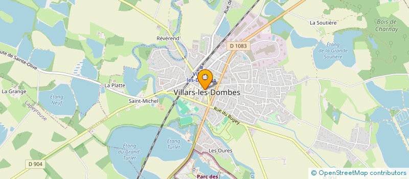localisation de l'entreprise AGENCE BENOIT BON à VILLARS-LES-DOMBES