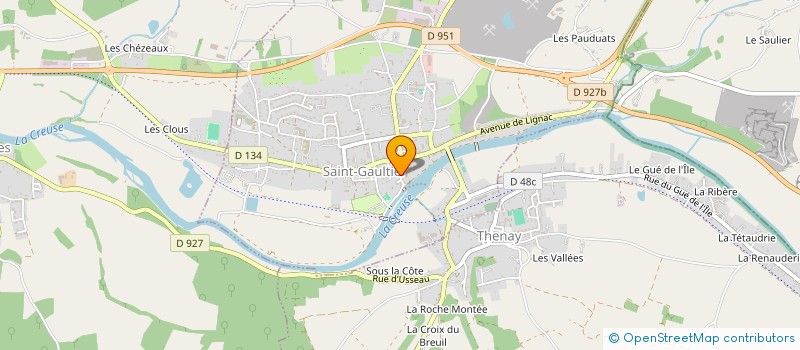 localisation de l'entreprise AGENCE BERNARD DIAGNOSTICS IMMOBILIERS à SAINT-GAULTIER
