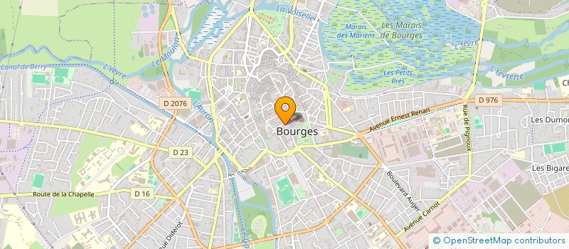 localisation de l'entreprise AGENCE BERRY PUBLICITE à BOURGES