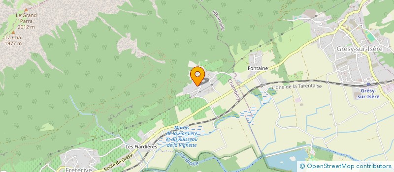 localisation de l'entreprise AGENCE BGC  FRETERIVE