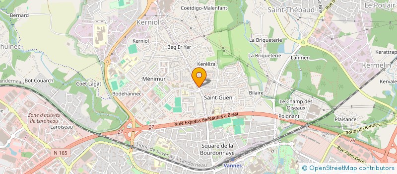 localisation de l'entreprise AGENCE BHAU à VANNES