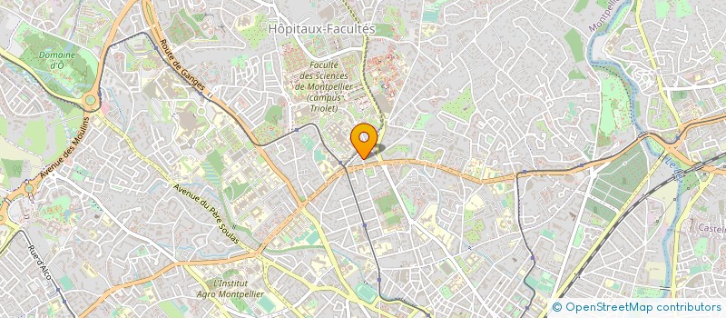 localisation de l'entreprise AGENCE BIBLIOGRAPHIQUE DE L'ENSEIGNEMENT SUPERIEUR à MONTPELLIER