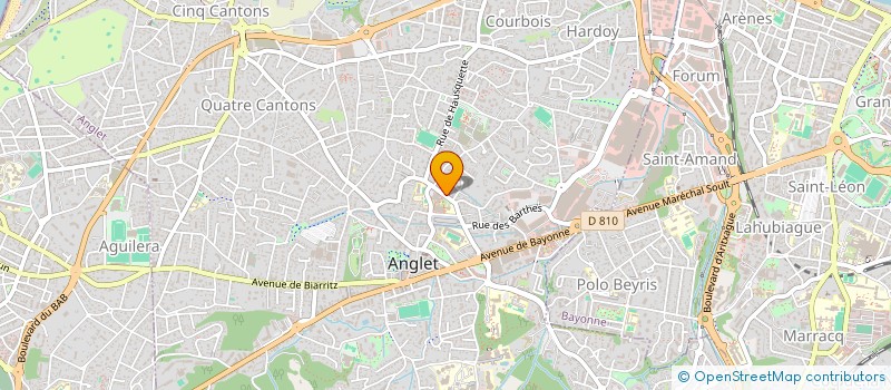 localisation de l'entreprise AGENCE BIOPHARMA64  ANGLET