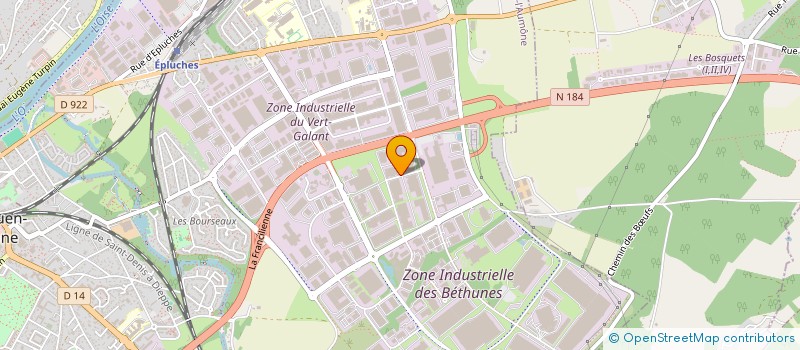 localisation de l'entreprise AGENCE BLANC  SAINT-OUEN-L'AUMONE