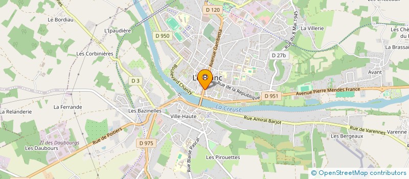 localisation de l'entreprise AGENCE BLANCOISE à LE BLANC