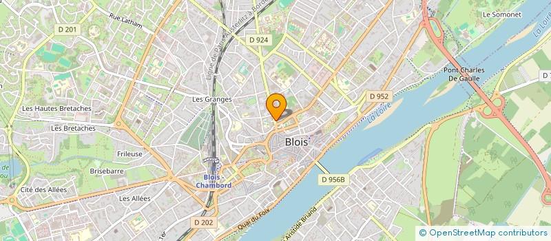 localisation de l'entreprise AGENCE BLESOISE DE L IMMOBILIER à BLOIS