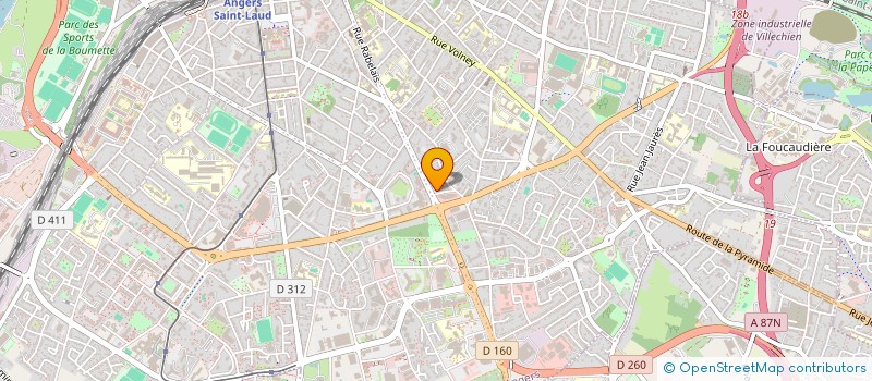 localisation de l'entreprise AGENCE BLVU à ANGERS