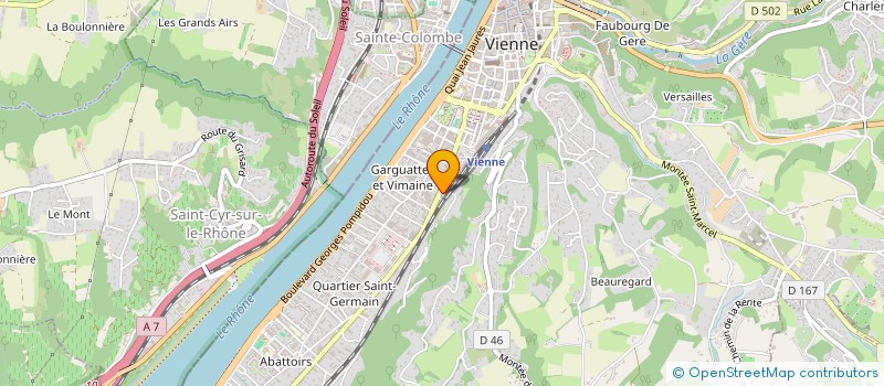 localisation de l'entreprise AGENCE BOISSEAU-DIONIS DU SEJOUR à VIENNE