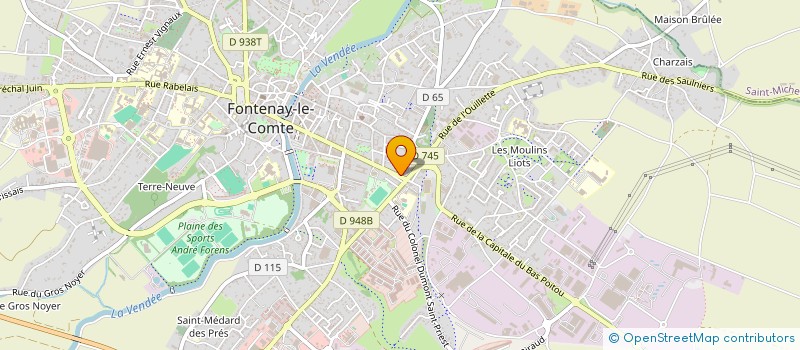 localisation de l'entreprise AGENCE BOISSON BURBAN à FONTENAY-LE-COMTE