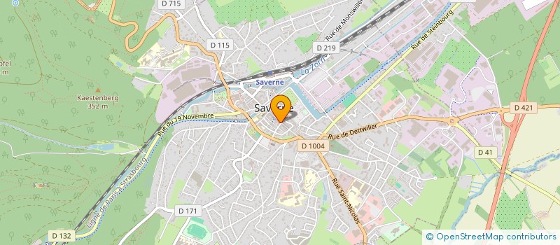 localisation de l'entreprise AGENCE BOISTELLE IMMOBILIERE SAVERNOISE  SAVERNE