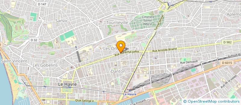 localisation de l'entreprise AGENCE BONNET SA  LE HAVRE