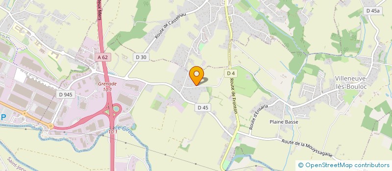 localisation de l'entreprise AGENCE BOOM!  VILLENEUVE-LES-BOULOC