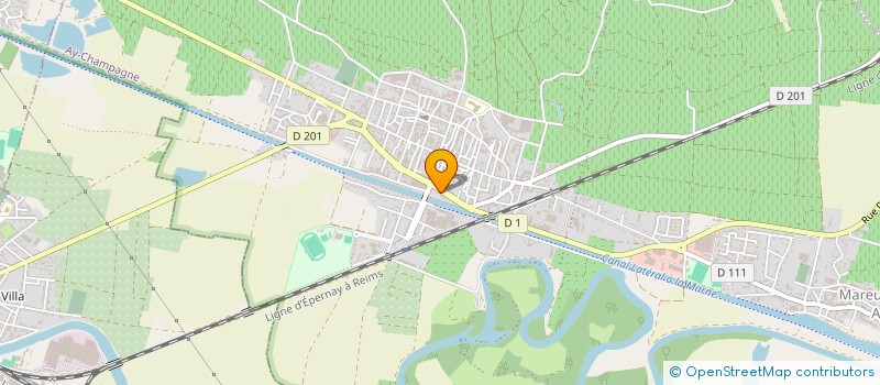 localisation de l'entreprise AGENCE BOOMERANG  AY-CHAMPAGNE