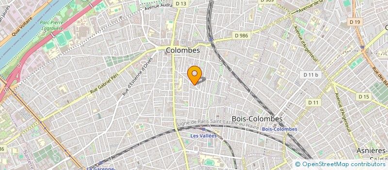 localisation de l'entreprise AGENCE BOUCHE BEE à COLOMBES