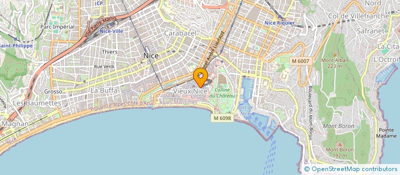 localisation de l'entreprise AGENCE BRADE  NICE