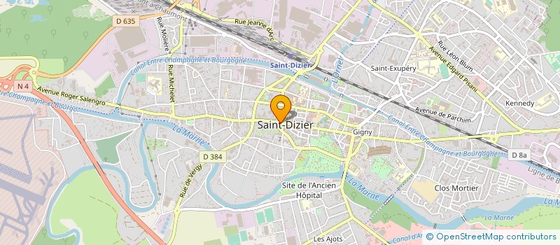 localisation de l'entreprise AGENCE BRAGARDE IMMOBILIERE à SAINT-DIZIER