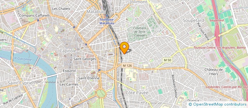 localisation de l'entreprise AGENCE BRAND IMAGE DIFFUSION à TOULOUSE