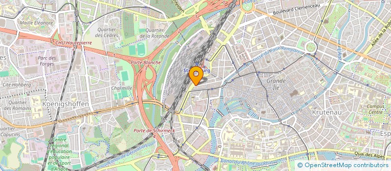 localisation de l'entreprise AGENCE BREBBIA KLUKOWSKI à STRASBOURG