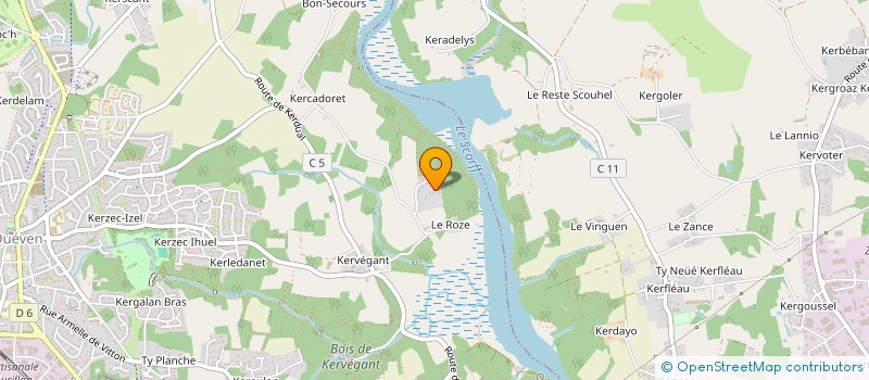 localisation de l'entreprise AGENCE BRETAGNE FORMATION  QUEVEN