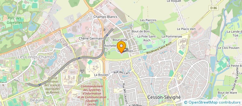 localisation de l'entreprise AGENCE BRETONNE D'ANIMATIONS CULTURELLES  CESSON-SEVIGNE