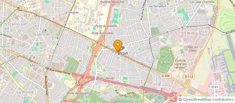 localisation de l'entreprise AGENCE BRON-CONSEIL IMMOBILIER  BRON