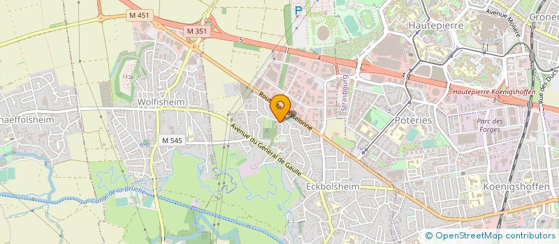 localisation de l'entreprise AGENCE BRUCKE  ECKBOLSHEIM