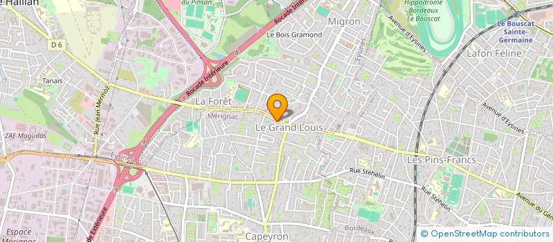 localisation de l'entreprise AGENCE BURDIGALA SECURITE  MERIGNAC