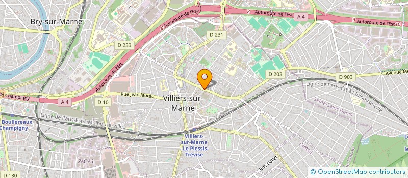 localisation de l'entreprise AGENCE BUREAUTIQUE CONSEIL  VILLIERS-SUR-MARNE