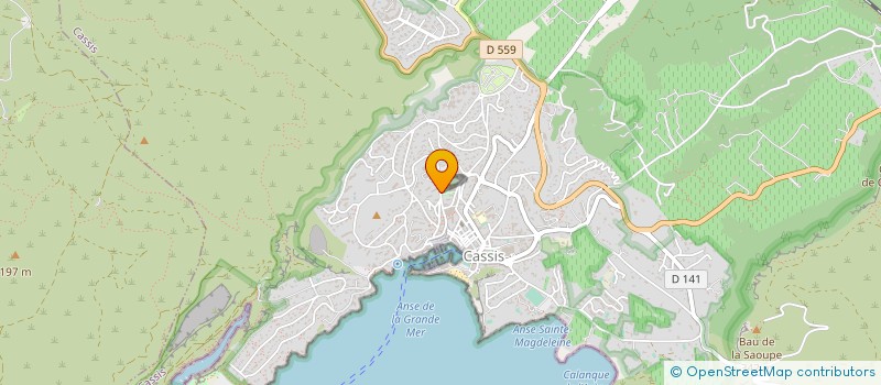 localisation de l'entreprise AGENCE BUREAUTIQUE SUD-EST à CASSIS