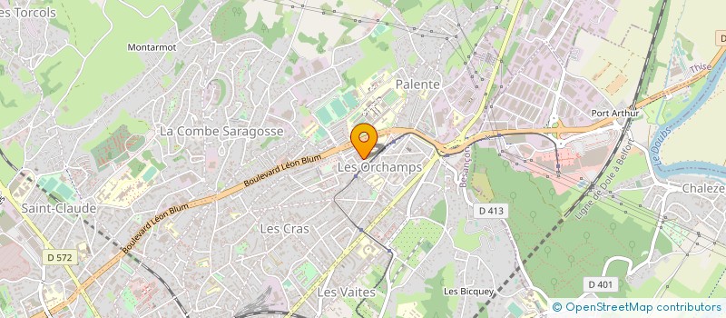 localisation de l'entreprise AGENCE C PROPRETE  BESANCON