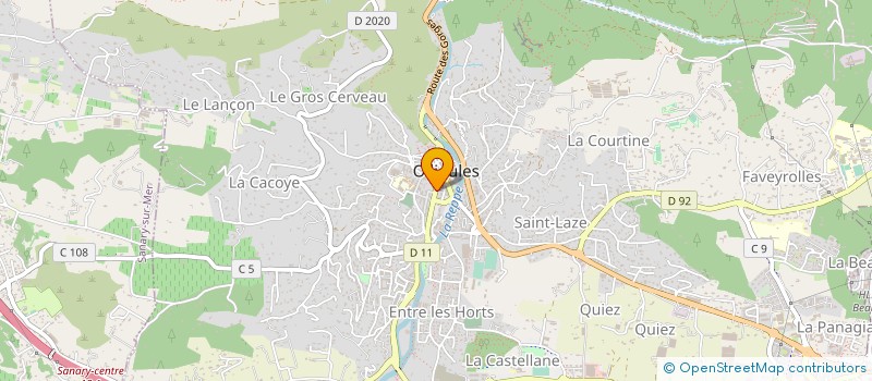 localisation de l'entreprise AGENCE CABANIS à OLLIOULES
