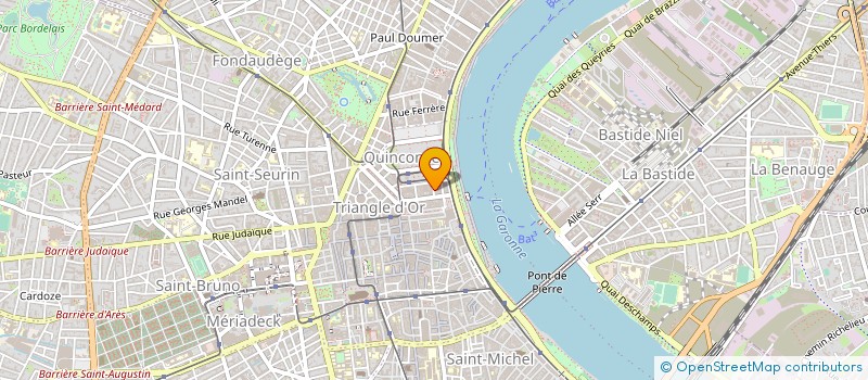 localisation de l'entreprise AGENCE CADENCES à BORDEAUX