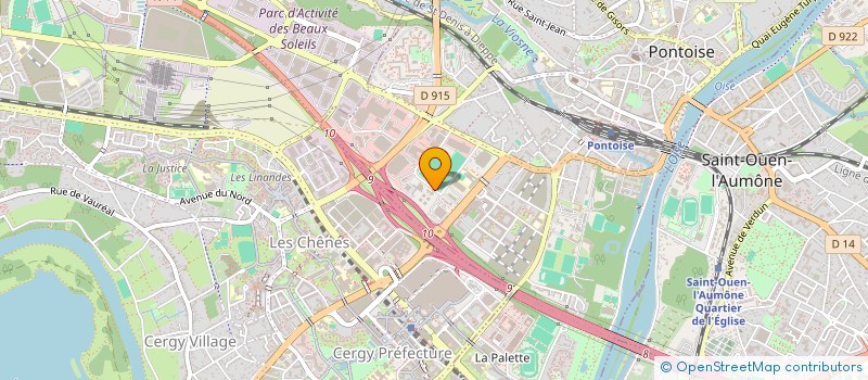 localisation de l'entreprise AGENCE CALUMMA à PONTOISE