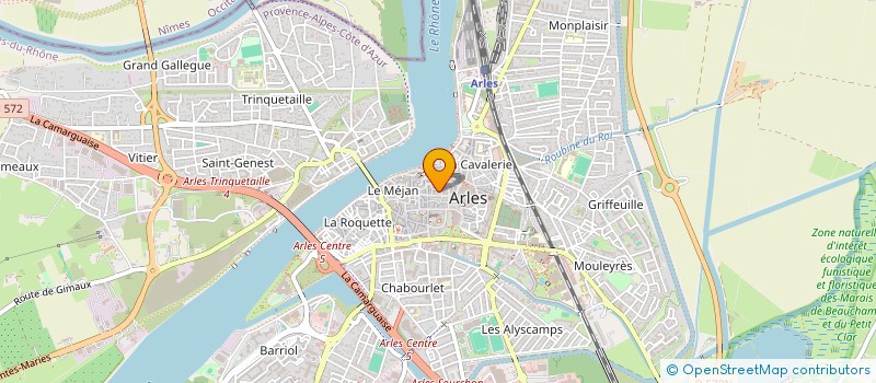 localisation de l'entreprise AGENCE CAMELEON  ARLES