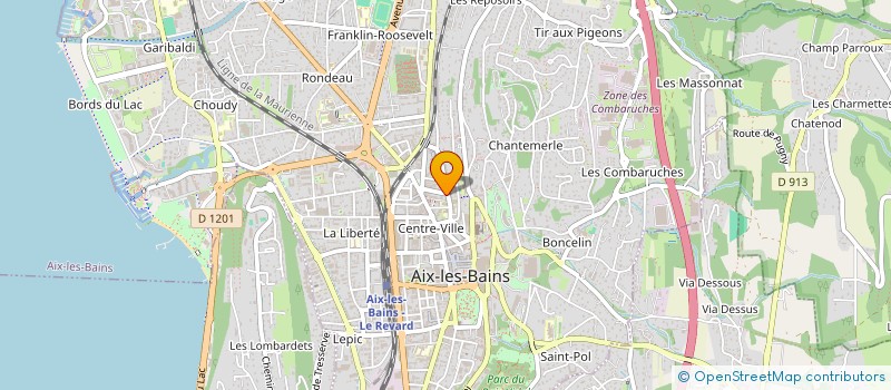 localisation de l'entreprise AGENCE CAP Z à AIX-LES-BAINS