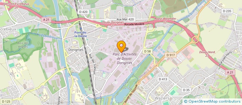 localisation de l'entreprise AGENCE CAPT - CASTELLE PAULMIER TESSON  DOUAI