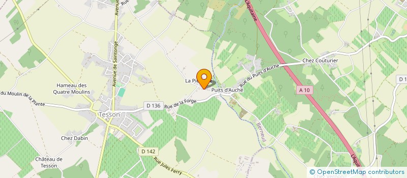 localisation de l'entreprise AGENCE CARRELCOM S.A.S.U.  TESSON