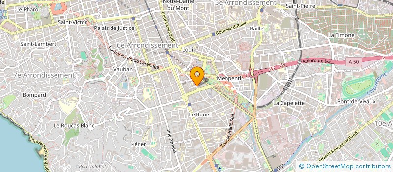 localisation de l'entreprise AGENCE CARTERIE SUD  MARSEILLE