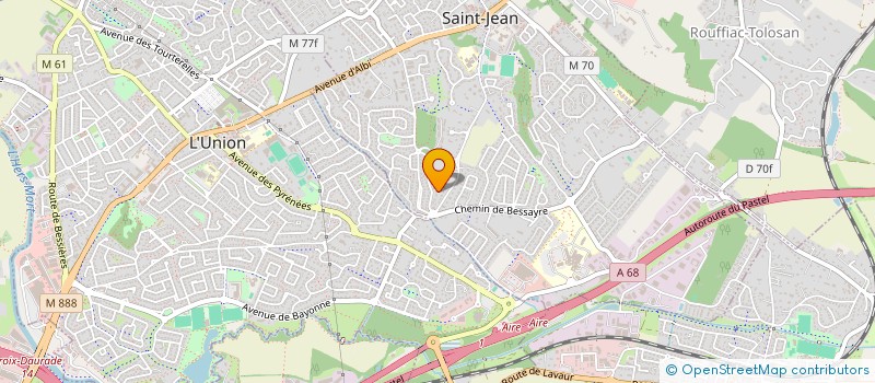 localisation de l'entreprise AGENCE CASENAVE IMMOBILIER  SAINT-JEAN