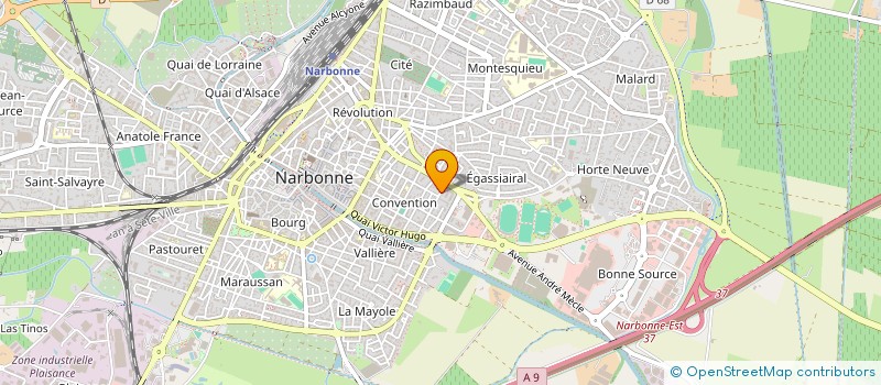 localisation de l'entreprise AGENCE CAT à NARBONNE