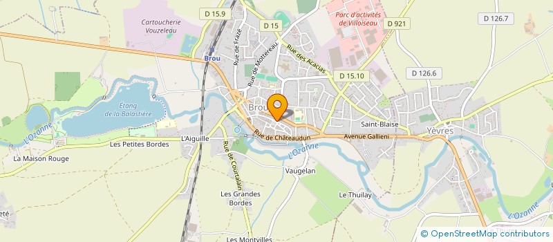 localisation de l'entreprise AGENCE CCZ à BROU