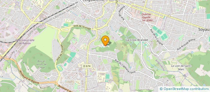 localisation de l'entreprise AGENCE CE à ANGOULEME