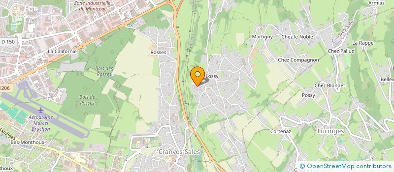 localisation de l'entreprise AGENCE CELEBRATION PALNIER  CRANVES-SALES