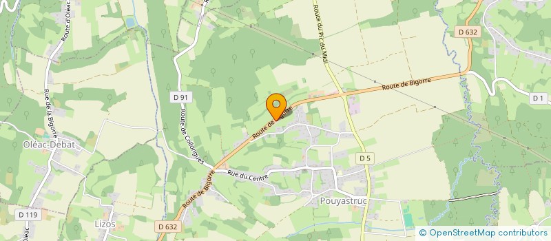 localisation de l'entreprise AGENCE CELESTE  POUYASTRUC