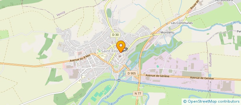 localisation de l'entreprise AGENCE CENTRALE à SAINT-FLORENTIN
